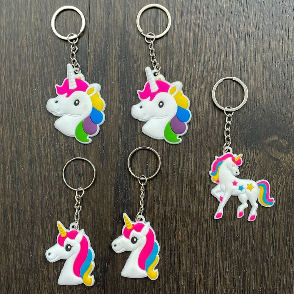 Colorful Unicorn Keychain (5)